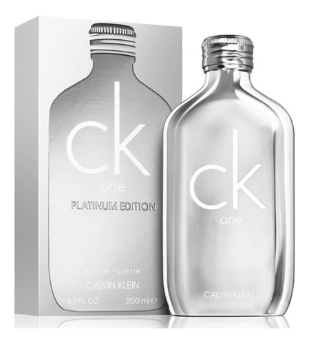 Perfume Ck One Platinum Edition De Calvin Klein 200ml Unisex