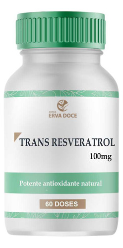 Trans-resveratrol 100mg 60 Capsulas