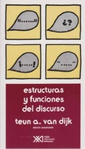 Lingüística. Estructuras Y Funciones Del Discurso. T V Dijk (Reacondicionado)