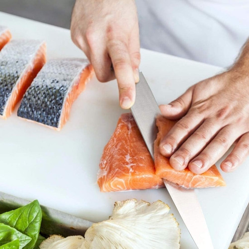 Imagen 8 de 8 de Cuchillo Sushi Sashimi 7 Y 9 Pulgadas Ac. Inox.
