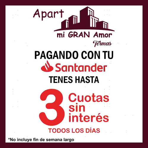 Imagen 16 de 16 de Cabañas Departamentos Termas Rio Playa San Jose Colon Entre Rios