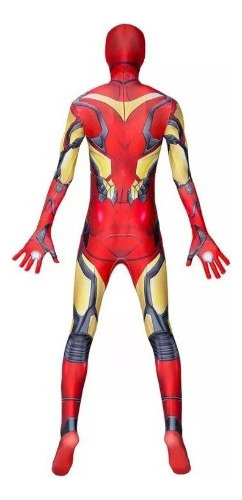Traje De Macaco Homem De Ferro Com Máscara De Fantasia Para