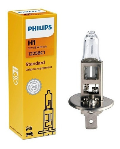 Lampara Philips H1 12v 55w P14,5s