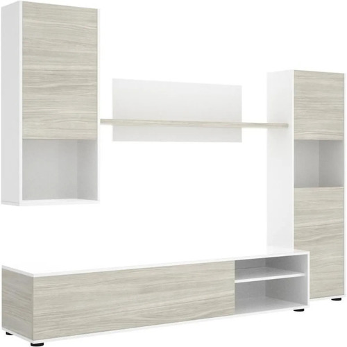 Imagen 2 de 6 de Mueble Tv Organizador Conjunto Luka