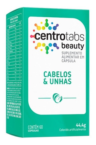 Suplemento Em Cápsulas Neo Química Centro Tabs Beauty Multivitamínico Em Caixa De 44.4g