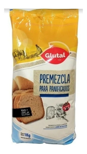Premezcla 1kg Glutal Libre De Gluten Sin Tacc