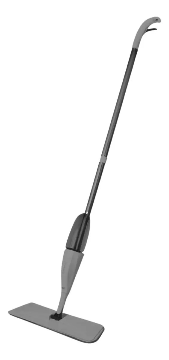 Mop Spray Microfibra com Reservatório e Gatilho Cinza