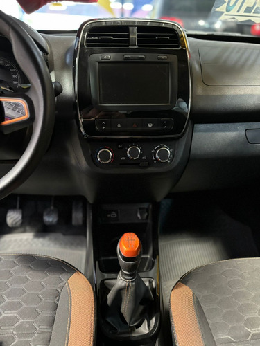 Renault Kwid 2022 1.0 FLEX Outsides Completo Manual Único Dono Preto