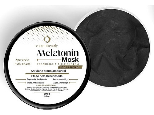 Melatonin Mask Cosmobeauty Antioxidante Niacinamida 100g