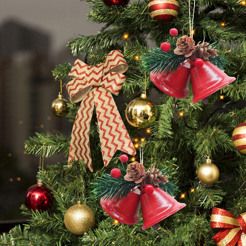 Adornos Navideños De Campana Decoración De Campanas Navideña