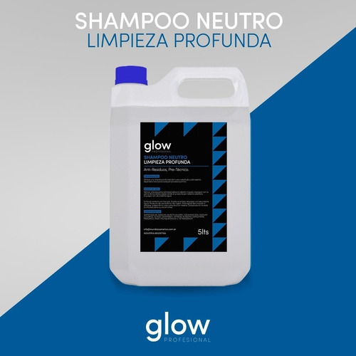 Imagen 1 de 1 de Shampoo Neutro Pretecnico Glow X2 Unidades Combo