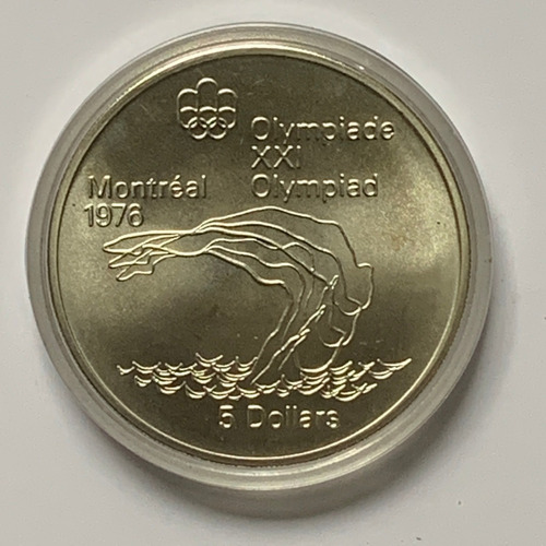 Robmar-canadá-5 Dolares-1975-de 24,3 G Plata 0,999-plataform