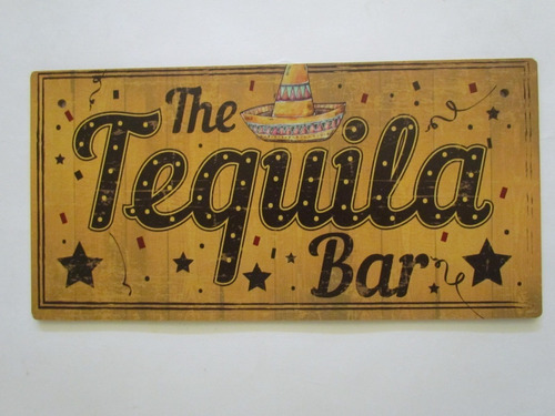 Poster Anuncio Cartel El Tequila Bar Decoracion Cantina 