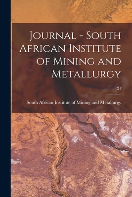 Libro Journal - South African Institute Of Mining And Met...
