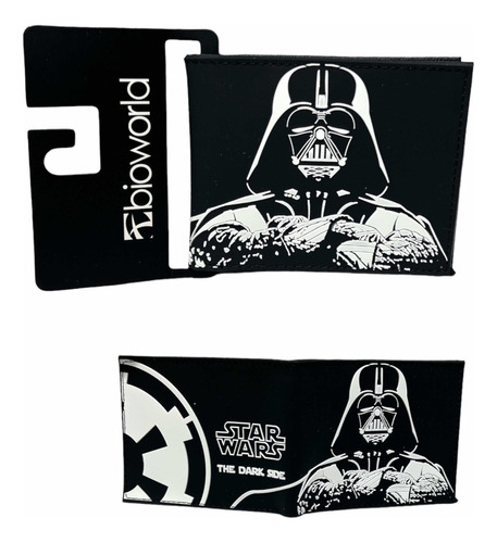 Billetera Star Wars Darth Vader Importada Regalar + Plateada