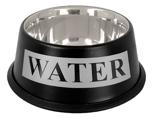 Plato Mascota 1l Negro Water
