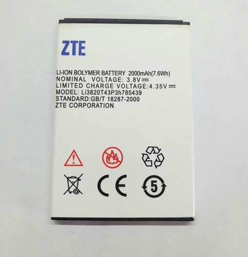 Bateria Zte Blade L2 Plus