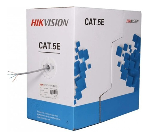 Cable Utp 100% Cobre Cat 5 Hikvision Especial Cctv Redes