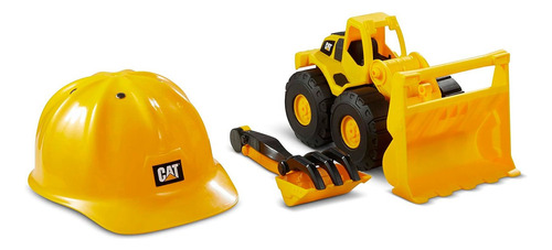 Camión De Construcción Cat Excavadora - Vamos A Jugar Color Amarillo