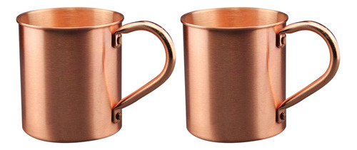 2 Tazas De Agua De Cobre De 450 Ml, Modelo Moscow Mule Cup,