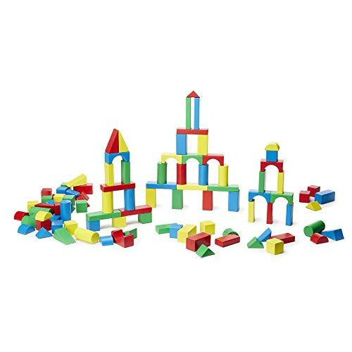 Set Construcción Melissa & Doug 200 Bloques De Madera