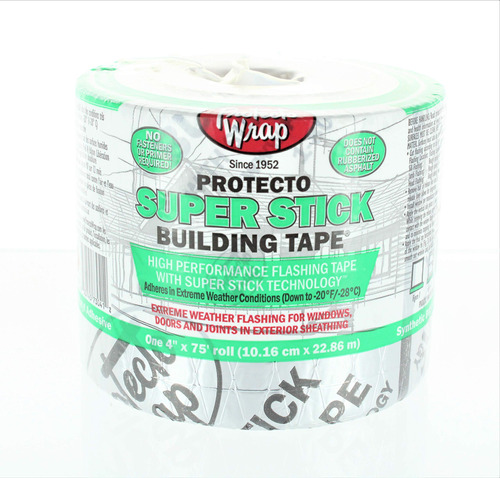 Protecto Wrap Super Stick Edificio Tape 4 X 75' Rollo 