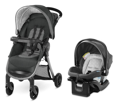 Coche Graco Travel System Fast Action Se Cta Color Gris Color Del Chasis Gris