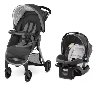 Coche Graco Travel System Fast Action Se Cta Color Gris Color del chasis Gris