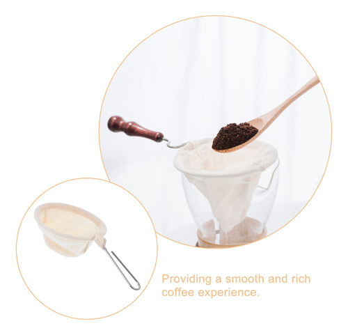 Filtro Reutilizable Para Café Y Té, 4 Piezas, Colador Tradic