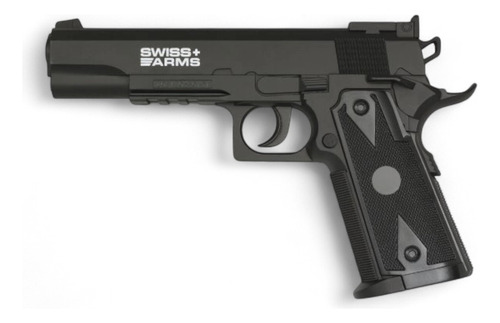 Pistola Balines 4.5 Mm Metal Aire Comprimido Co2 Replica Negro 4.5 Mm