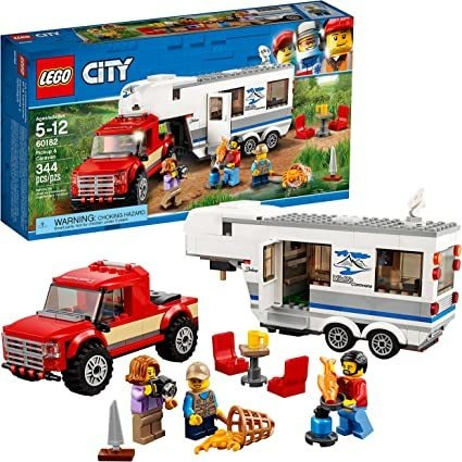 Grandes Vehículos Camión Y Casa Rodante Lego City 60182.