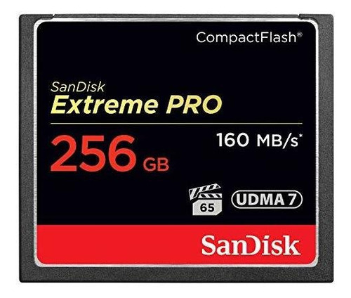 Pro Memoria Compactflash Udma 7 Hasta 160 Mb Negro