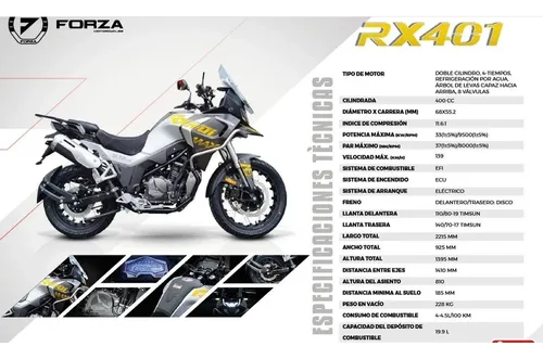Moto Forza Cyclone 400cc Rx401