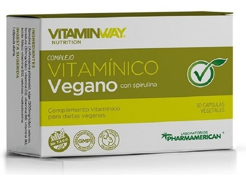 Vitamin Way Complejo Vitamínico Vegano Vitamina B12 30 Caps