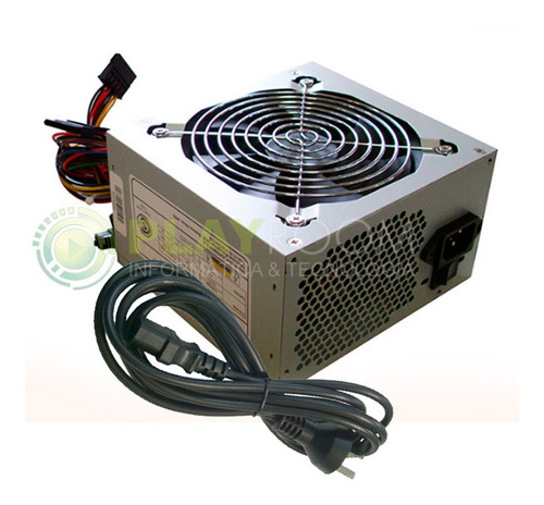 Imagen 3 de 6 de Fuente De Alimentacion Kelyx 500w C/cooler 12cm Y Cable