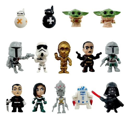 Minijuguetes Con Figuras De Yoda Robot Clone Troopers De Sta