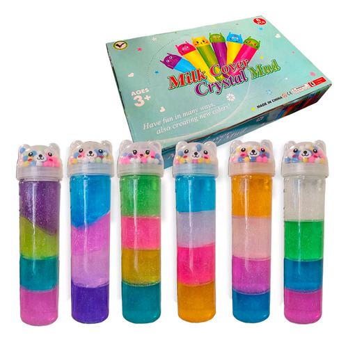 Juguete Slime Moco Gorila Alargado Pegajoso 300gr 6 Piezas Color Color Al Azar