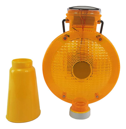 Sinalizador Solar Viario Para Cone Kit 15 Uni Luz Led Solar