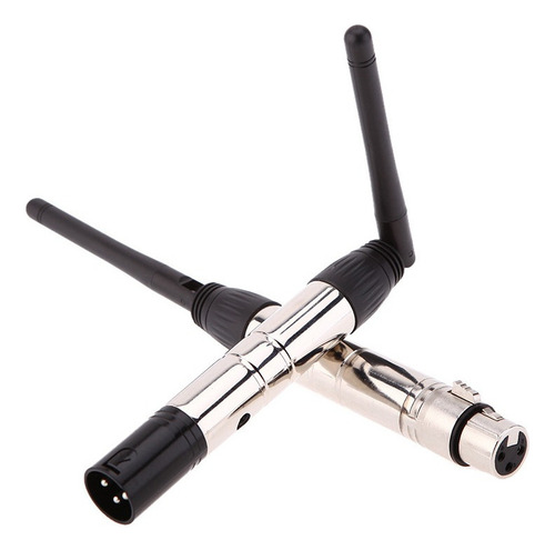 Receptor Y Transmisor Xlr Inalámbrico Lixada 2.4g Ism Dmx512