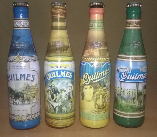 Cerveza Quilmes Botellas De Colección Edición Histórica 1890