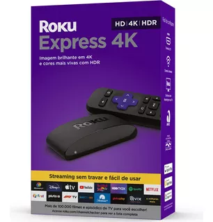 Streaming Tv Roku Express 4k Hdr+ Smart Tv Player 3940_br