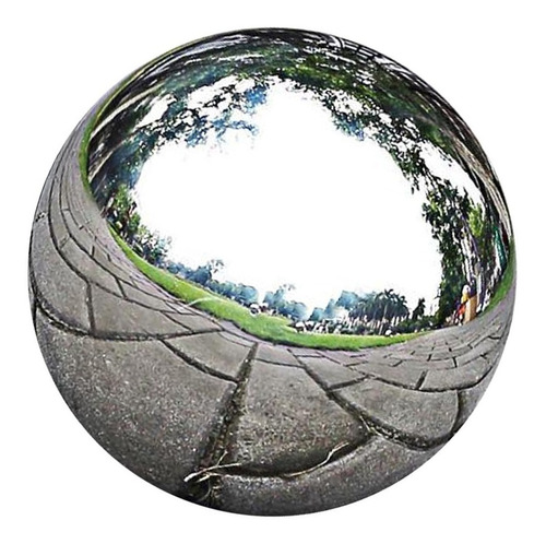 Imagen 2 de 3 de Espejo Esfera De Acero Inoxidable Pulida Bola 120mm