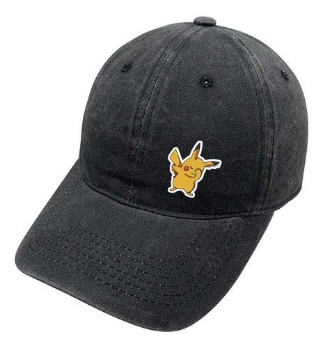 Gorra Pre Lavada Algodón Pokemon Pikachu Rr20