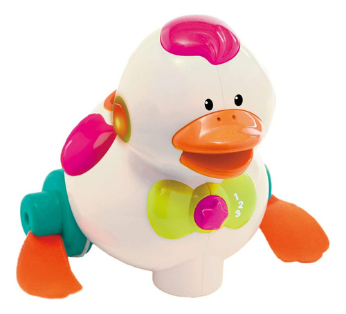 Brinquedo Musical Motorizado Pato Bebe Auby Sing N' Waddle