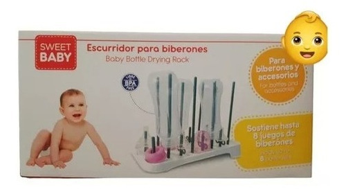 Escurridor De Teteros Y Chupos Para Bebé Sweet Baby