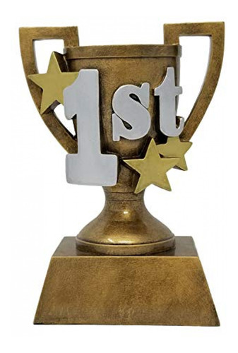 Imagen 1 de 6 de Trofeo Decade Awards 1st Place Gold Cup Trophy - First Place