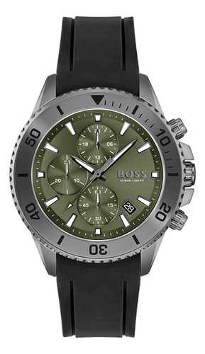 Reloj Para Hombre Hugo Boss Admiral 1513967 Negro