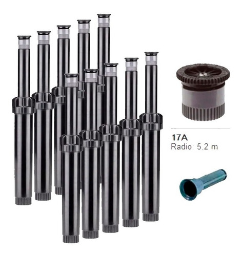 Tobera Hunter Riego Ps Ultra Boquilla 17a De 5.2mts Pack X10