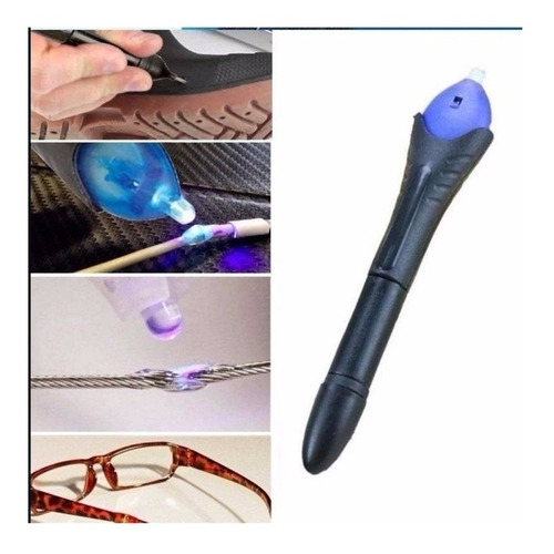 Imagem 3 de 4 de Super Cola 5 Segundos Com Led Ultravioleta Para Reparo