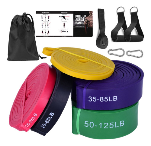 Juego De Bandas De Látex Resistance Band Home Gym Assistance